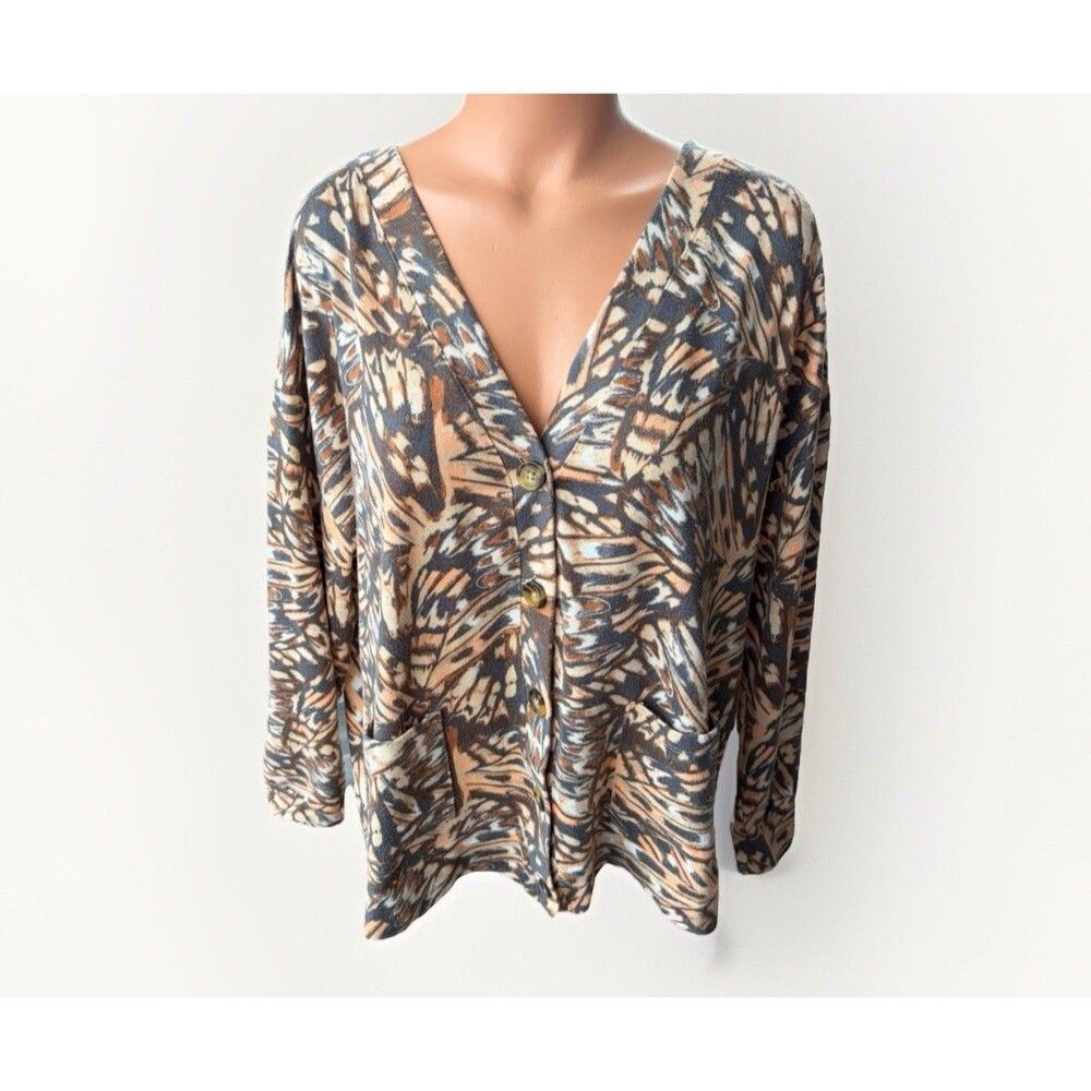 Joyspun Butterfly Wing Cardigan Size XL Soft